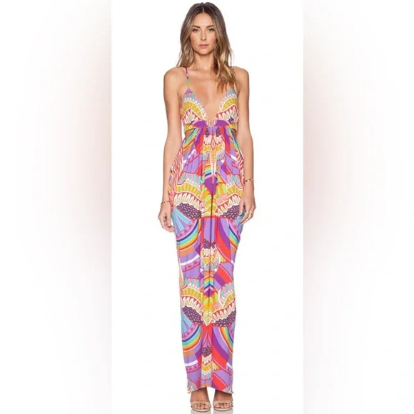 knee length dresses for ladies Mara Hoffman Laila Maxi Dress